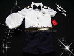 特价男童海军服套装六一儿童演出服校服制服军服合唱服装船长服