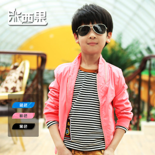 男童装 儿童外套春装2013新款夹克开衫小孩衣服春款韩版潮wt7721