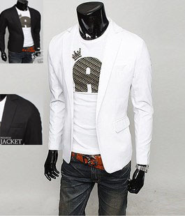 2013新款春装男装日韩版时尚休闲薄款一粒扣修身西服小西装外套