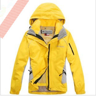 2013新款/衣衣! 户外防风透气冲锋衣 正品 女 两件套可拆卸登山服