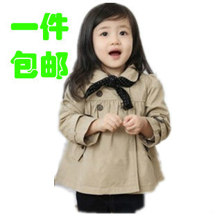 天天特价女婴儿服装春秋12345岁中小童装女童韩版女宝宝风衣外套