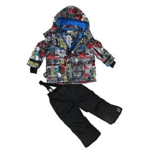 特价外贸儿童滑雪服 男童女童冲锋衣大童防风防水透气保暖两件套